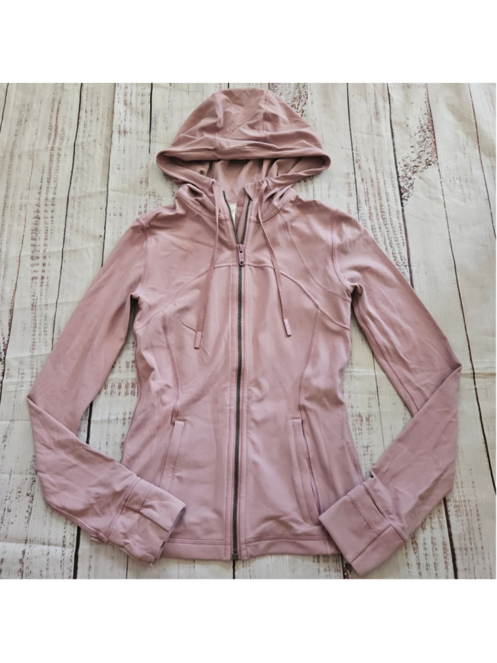 Lululemon Hooded Define Nulu Jacket Pink Lavendar Womens 4